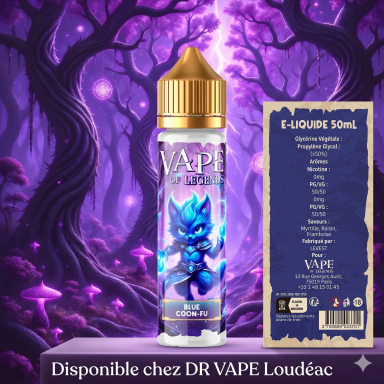 Blue Coon-Fu 50 ml Vape of Legends (+18) Blue Coon-Fu 50 ml Vape of Legends (+18)