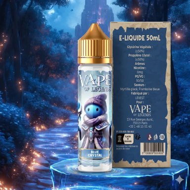 Blue Cristal 50 ml Vape of Legends (+18) Blue Cristal 50 ml Vape of Legends (+18)