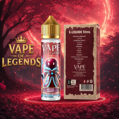 Mystic Cherry 50 ml Vape of Legends (+18) Mystic Cherry 50 ml Vape of Legends (+18)
